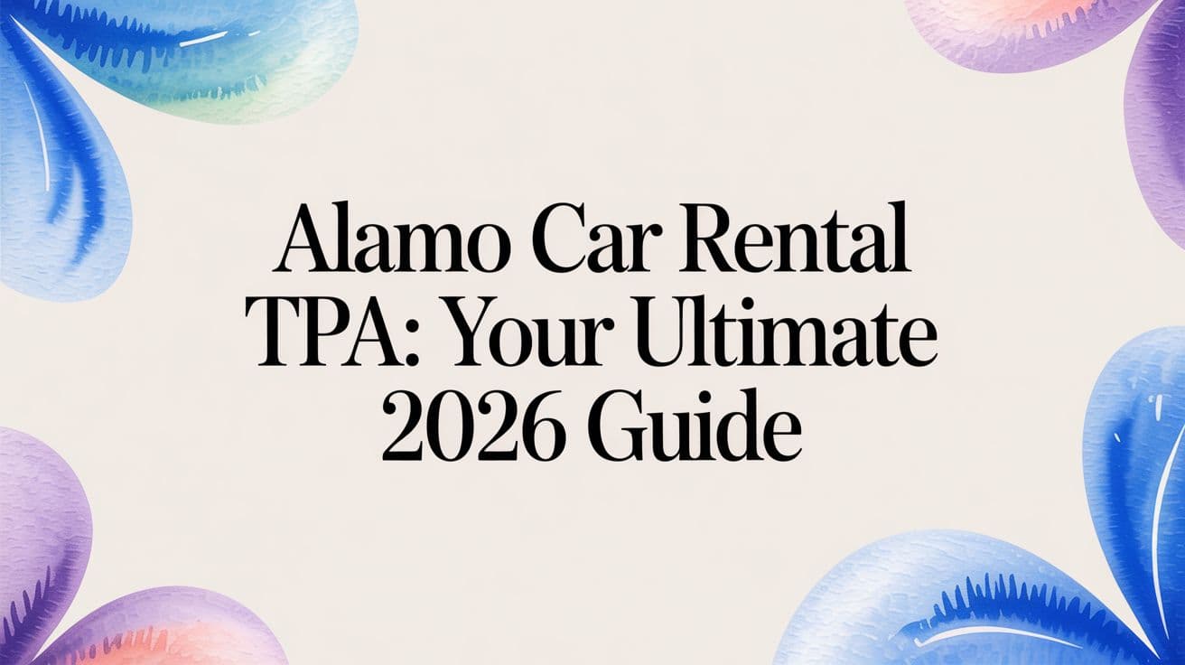 Alamo Car Rental TPA: Your Ultimate 2026 Guide