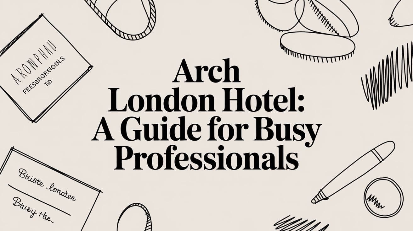 Arch London Hotel: A Guide for Busy Professionals
