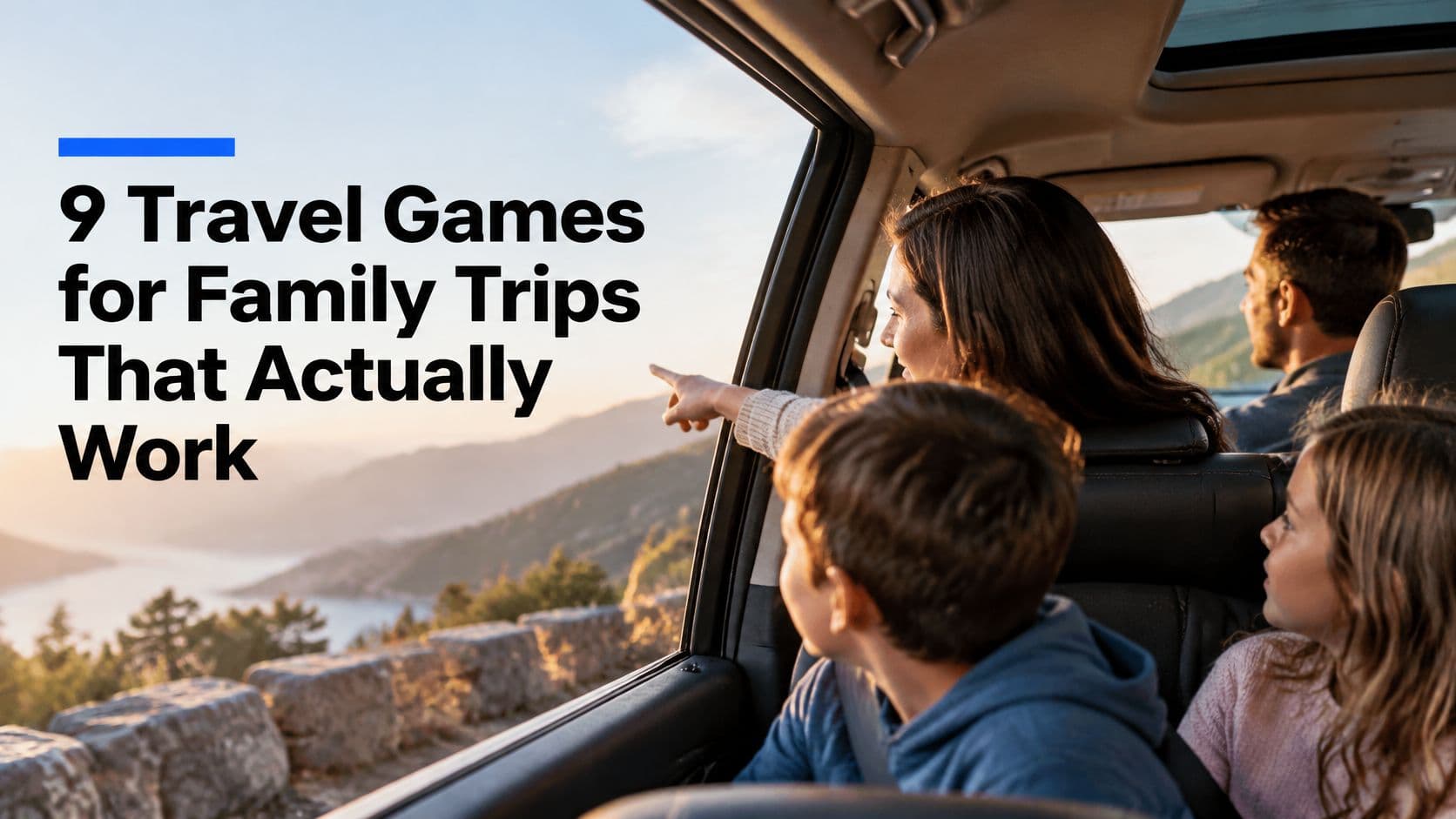 9 Travel Games for Family Trips That Actually Work