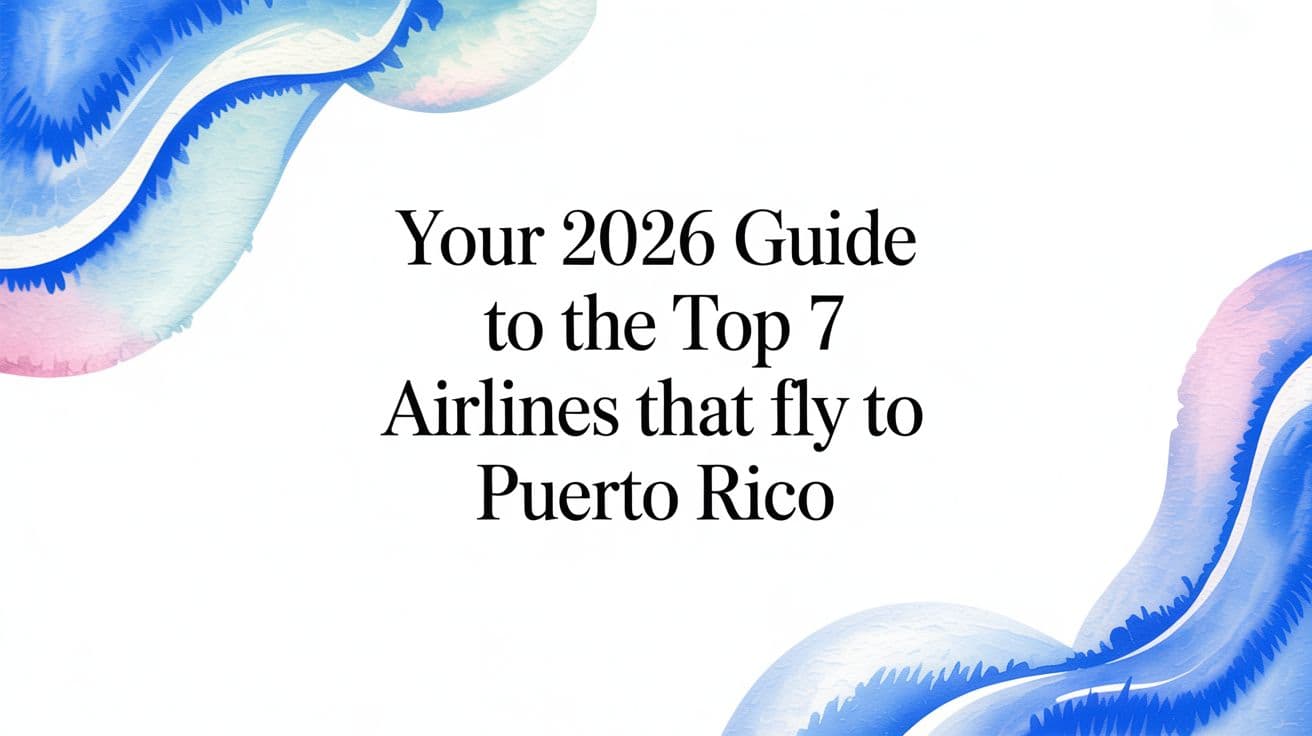 Your 2026 Guide to the Top 7 Airlines That Fly to Puerto Rico