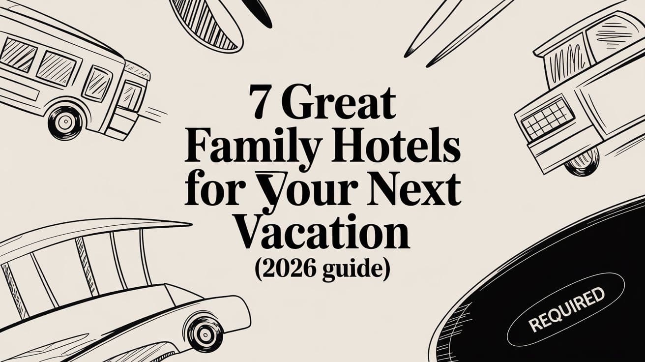 7 Great Family Hotels for Your Next Vacation (2026 Guide)