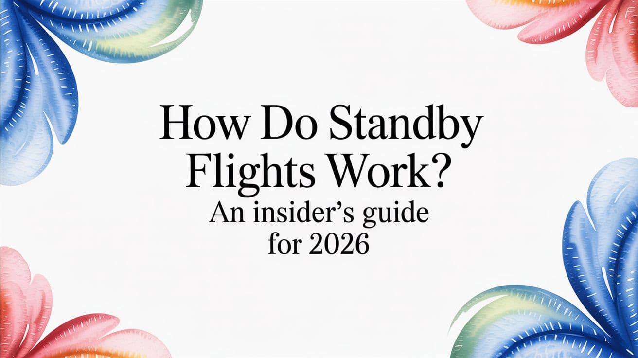 How Do Standby Flights Work? An Insider's Guide for 2026