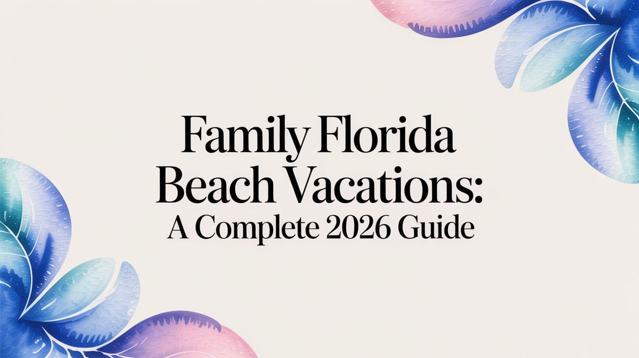 Family Florida Beach Vacations: A Complete 2026 Guide