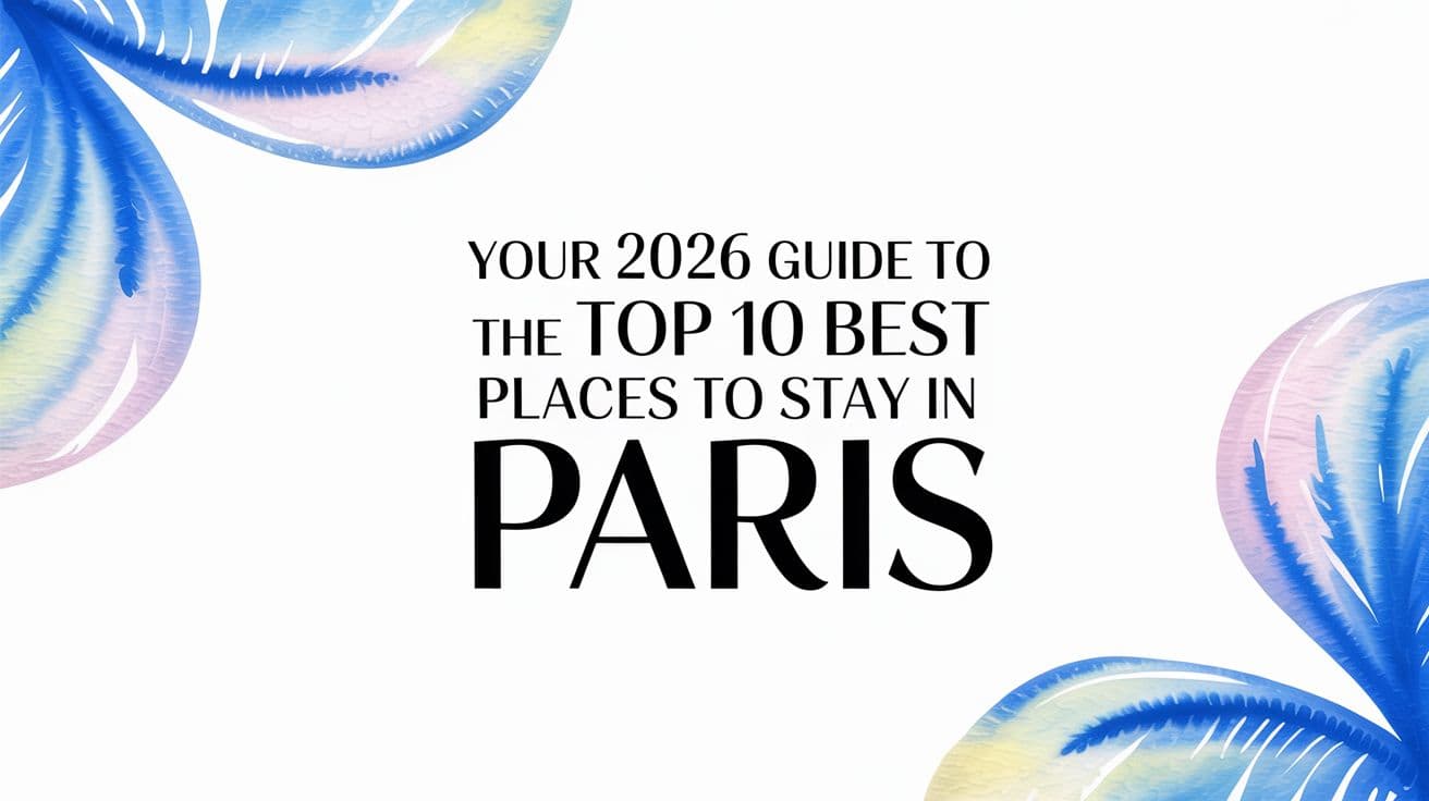 Your 2026 Guide to the Top 10 Best Places to Stay in Paris