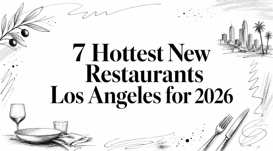 7 Hottest New Restaurants Los Angeles for 2026