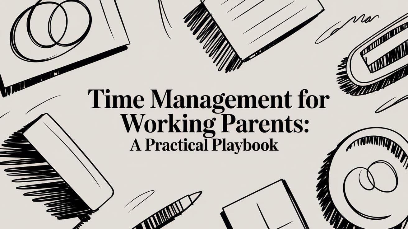 Time Management for Working Parents: A Practical Playbook