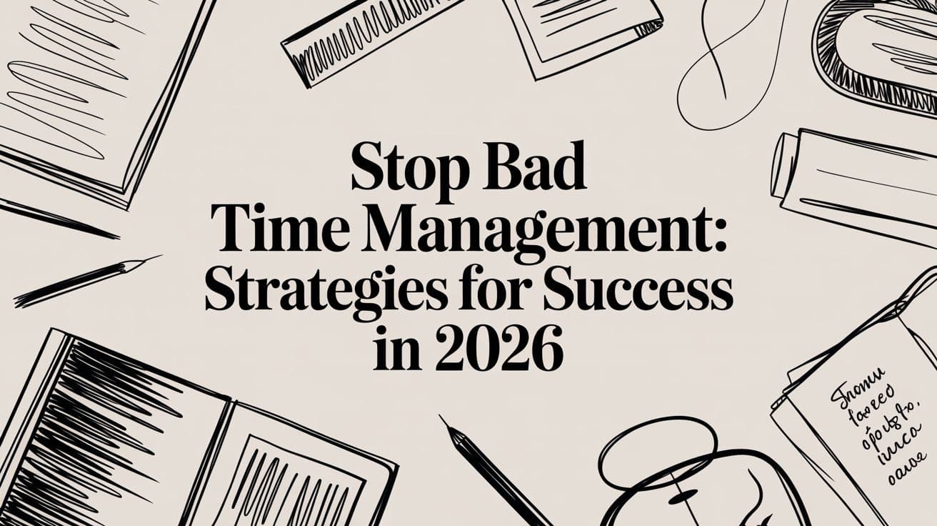 Stop Bad Time Management: Strategies for Success in 2026