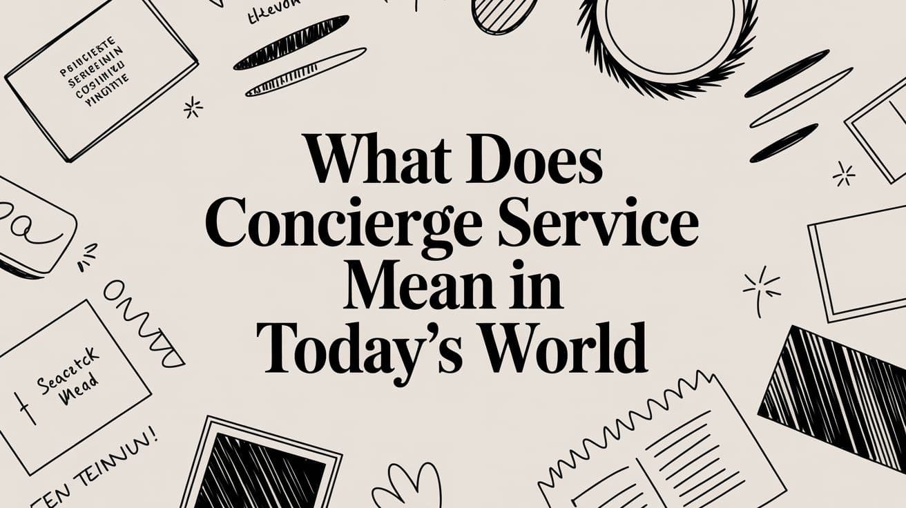 What Does Concierge Service Mean in Today's World