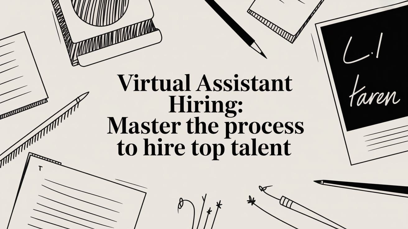 Virtual assistant hiring: Master the process to hire top talent