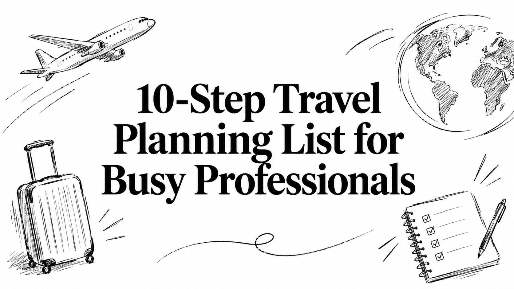10-Step Travel Planning List for Busy Professionals