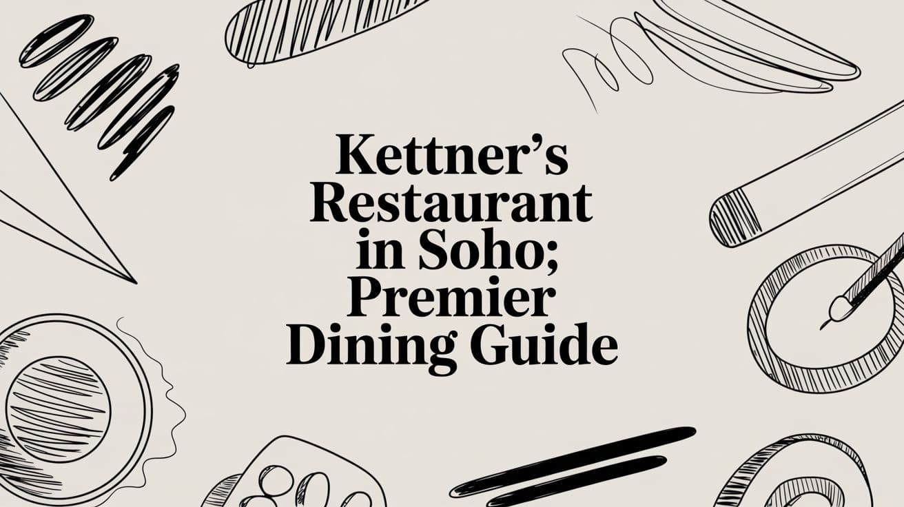 Kettner's Restaurant in Soho: Premier Dining Guide