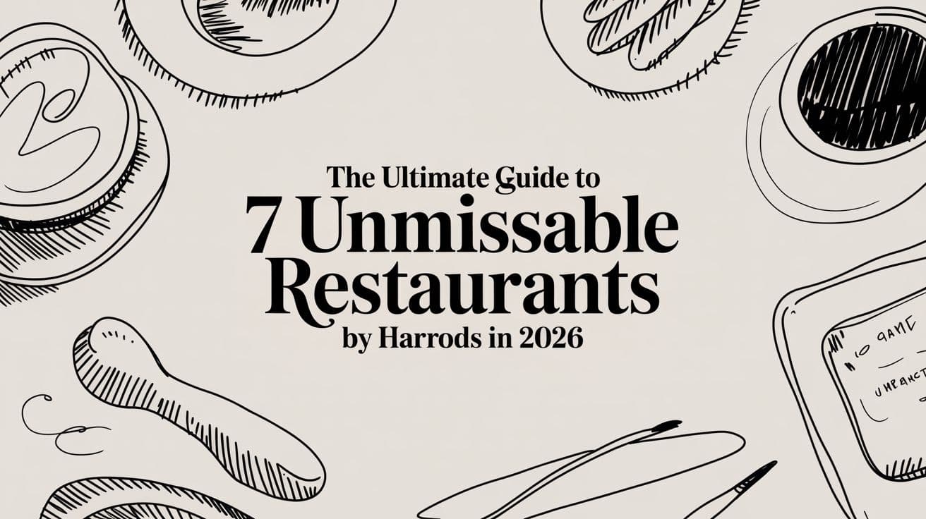 The Ultimate Guide to 7 Unmissable Restaurants by Harrods in 2026