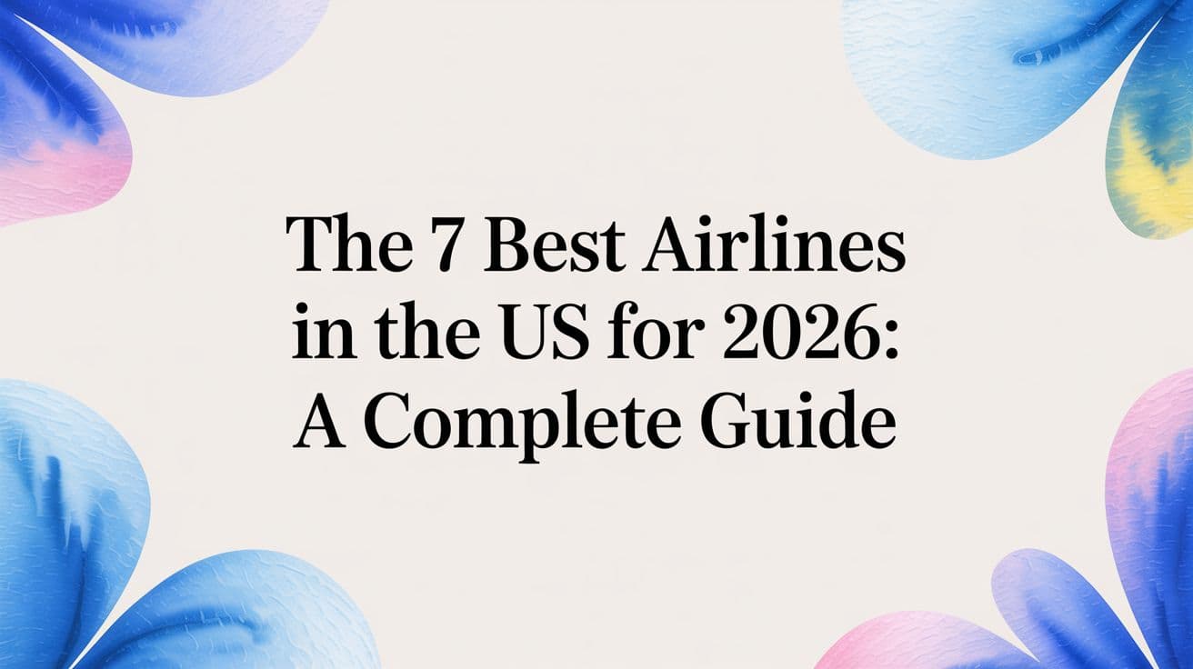 The 7 Best Airlines in the US for 2026: A Complete Guide