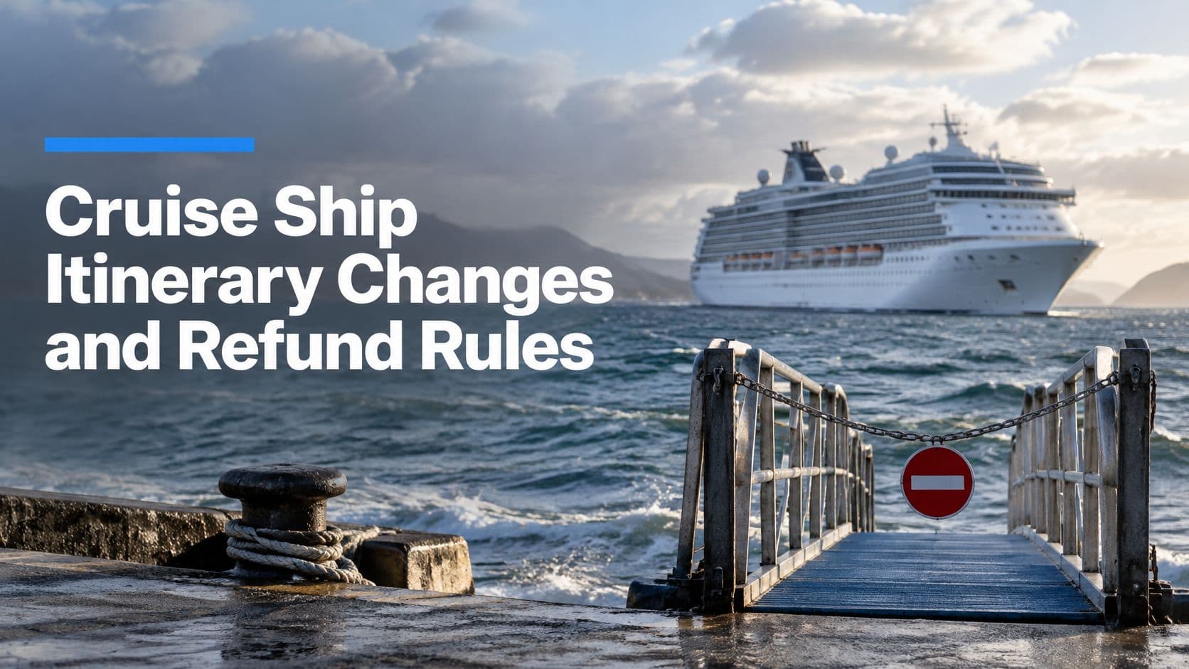 Cruise Ship Itinerary Changes and Refund Rules