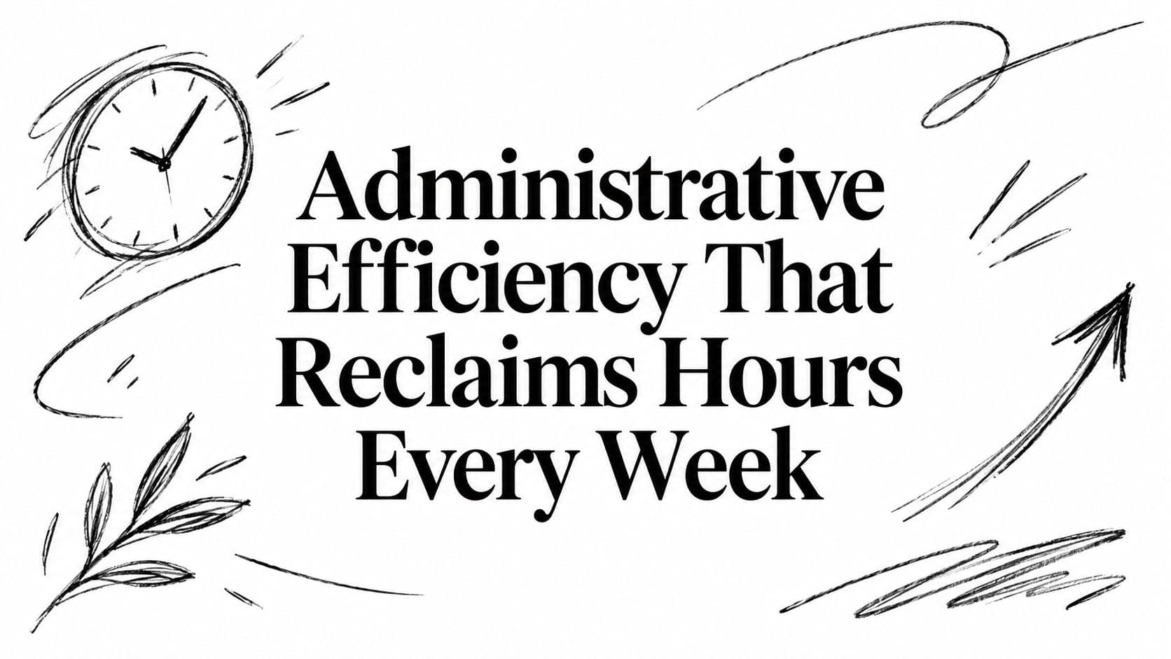 Administrative Efficiency That Reclaims Hours Every Week