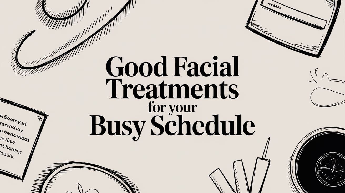 Good Facial Treatments for Your Busy Schedule