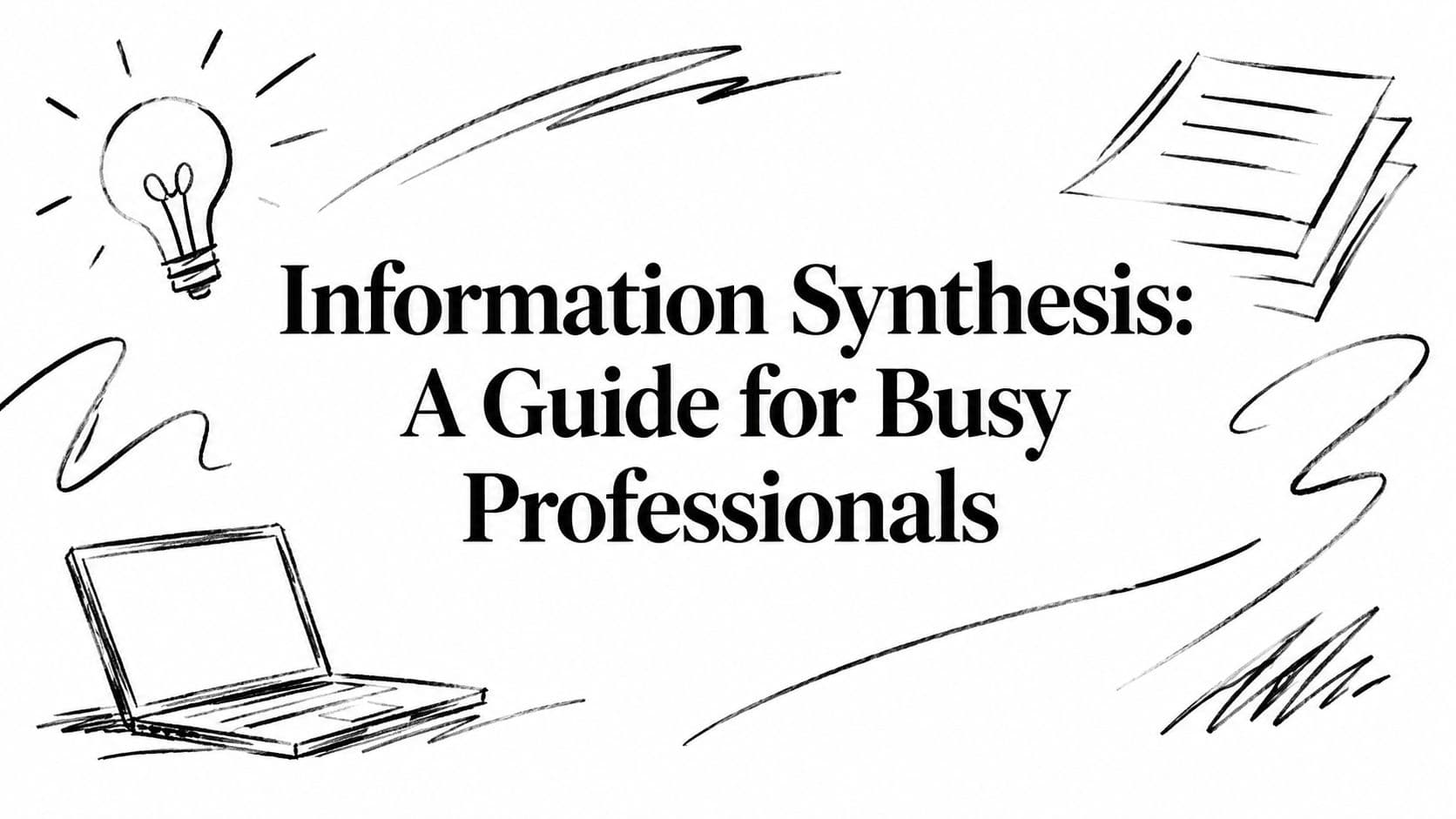 Information Synthesis: A Guide for Busy Professionals