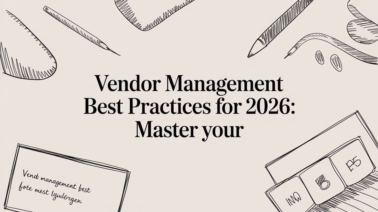 Vendor Management Best Practices for 2026: Master Your