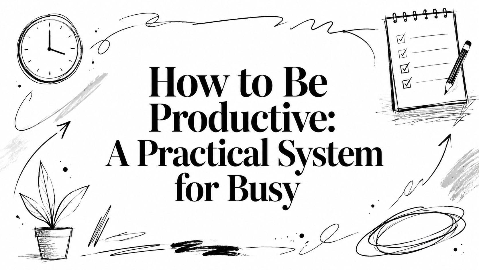 How to Be Productive: A Practical System for Busy