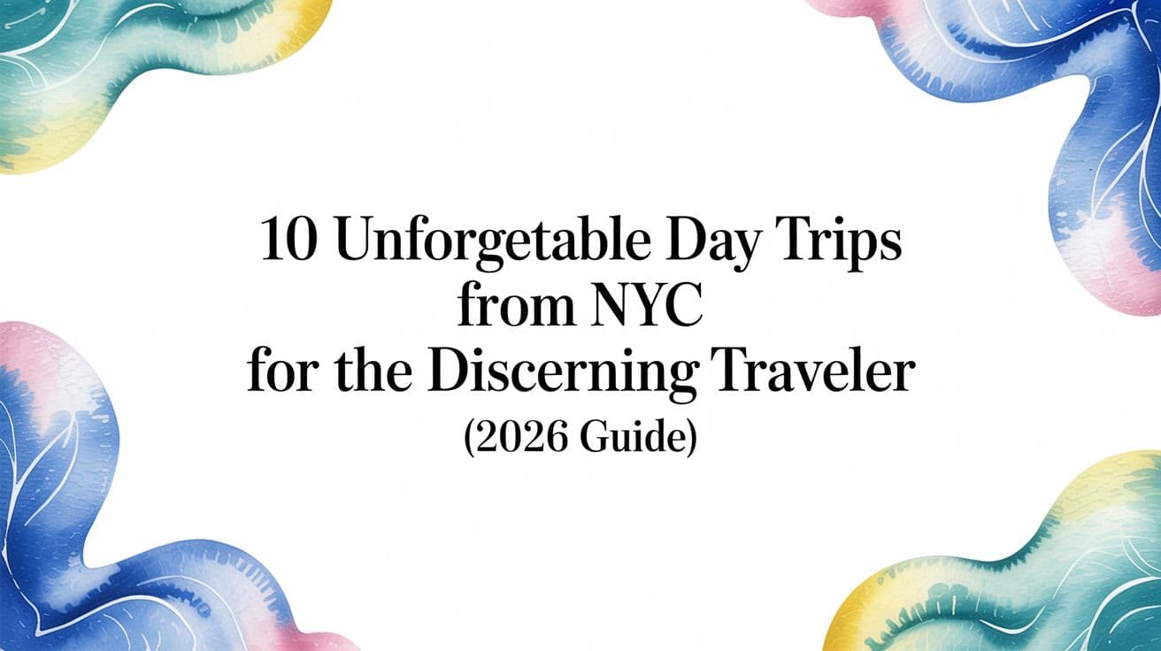 10 Unforgettable Day Trips From NYC for the Discerning Traveler (2026 Guide)
