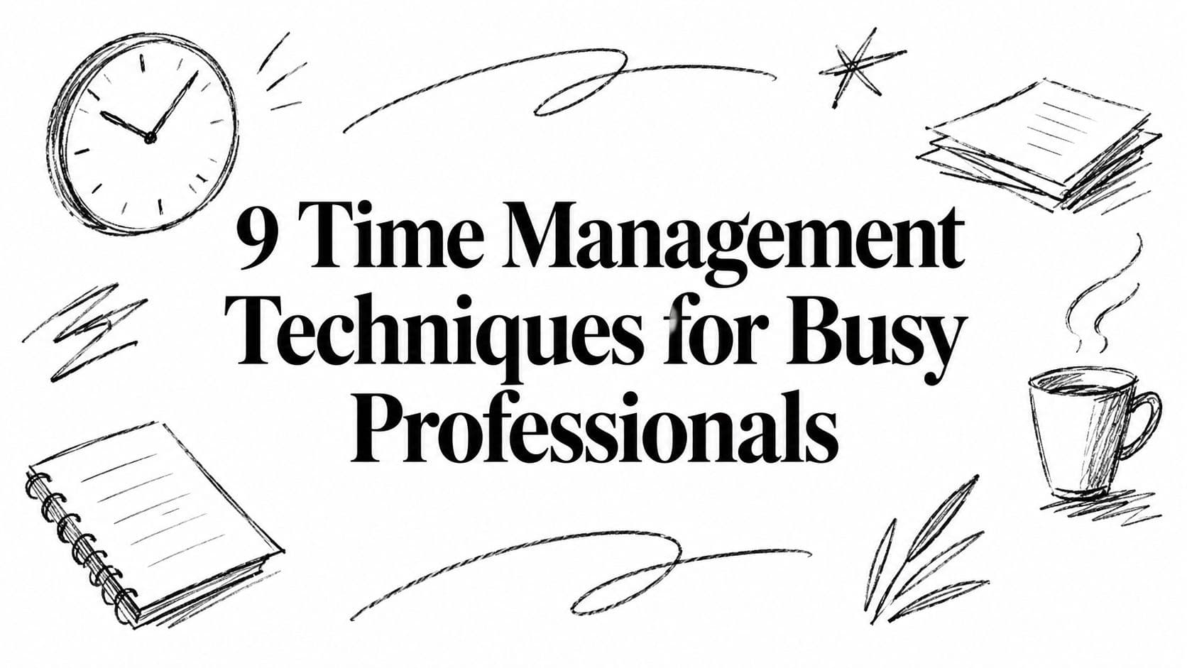 9 Time Management Techniques for Busy Professionals