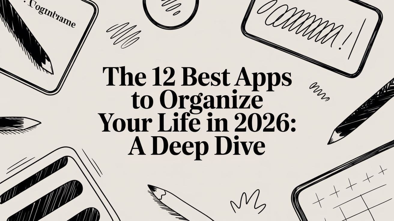 The 12 Best Apps to Organize Your Life in 2026: A Deep Dive
