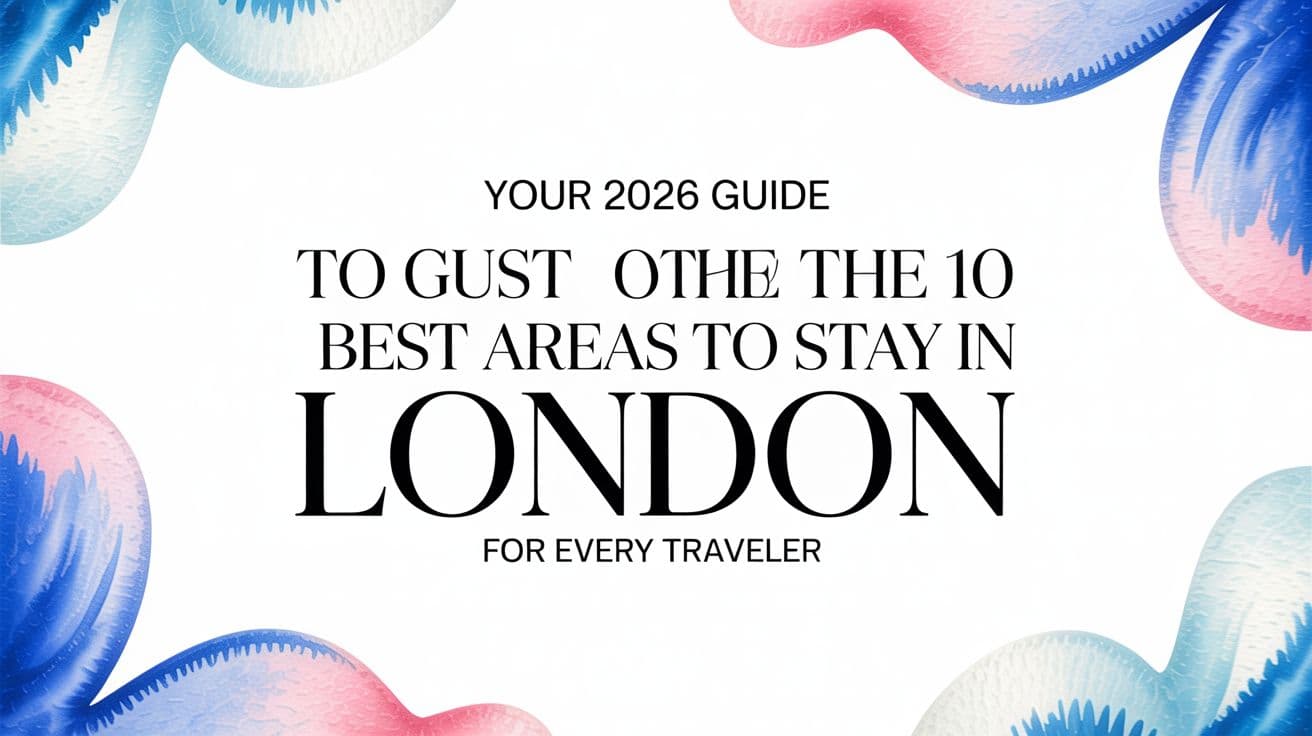 Your 2026 Guide to the 10 Best Areas to Stay in London for Every Traveler