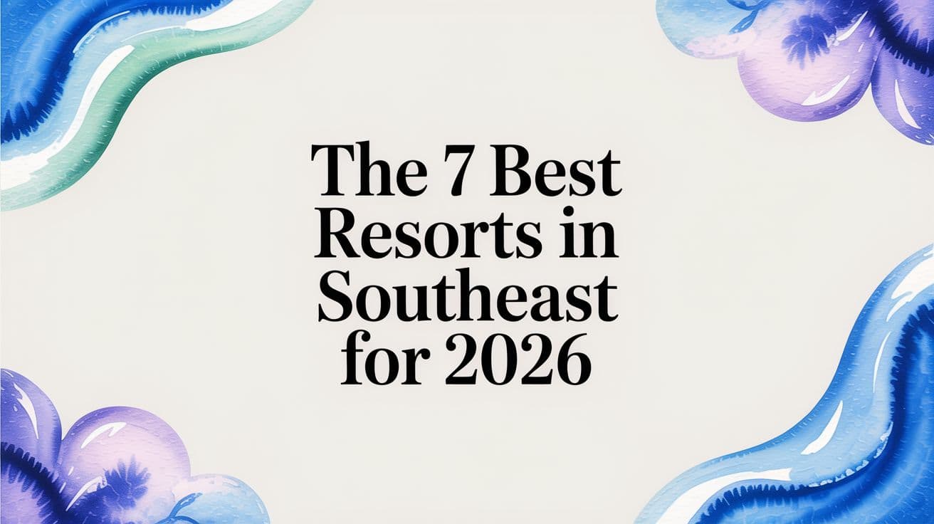 The 7 best resorts in southeast for 2026